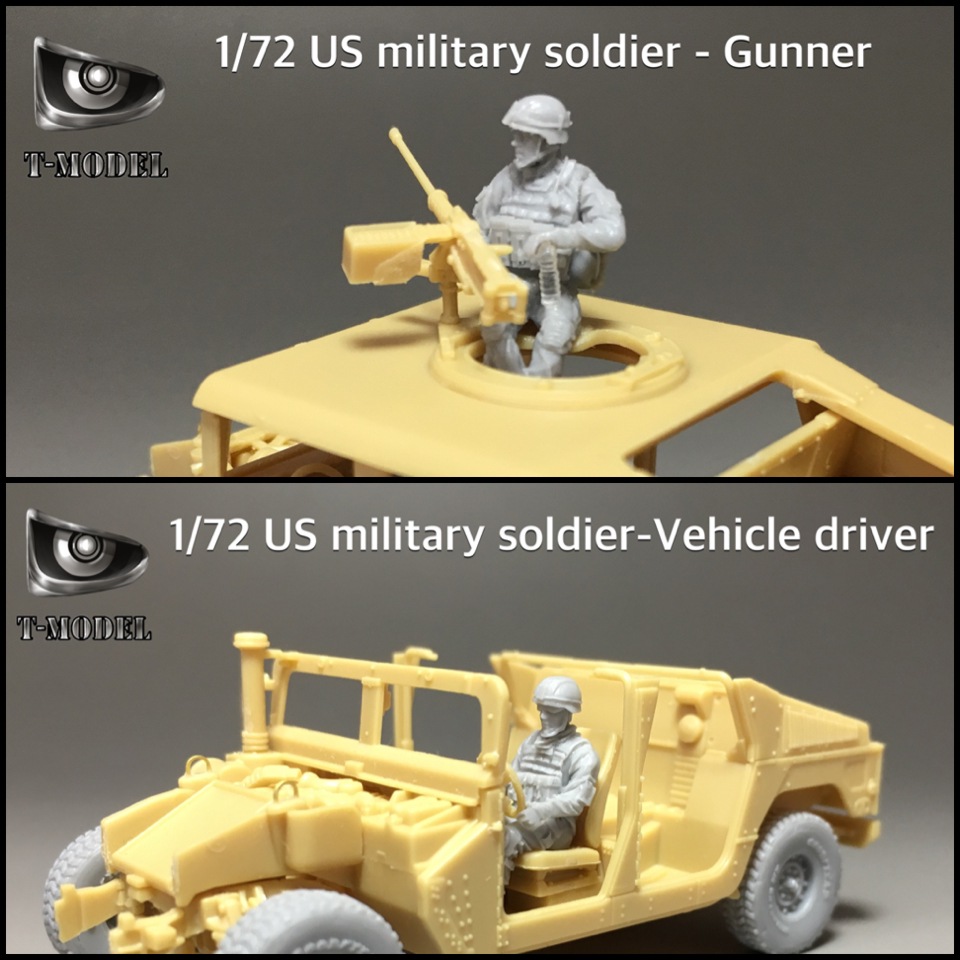 U.S.HMMWV driver & gunner - Click Image to Close