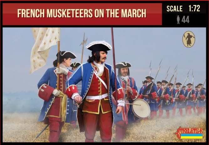 WSS French Musketeers on the march - Click Image to Close